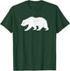 California Grizzly Bear State Flag CALI Republic Silhouette T-Shirt - T-Shirt | Forest