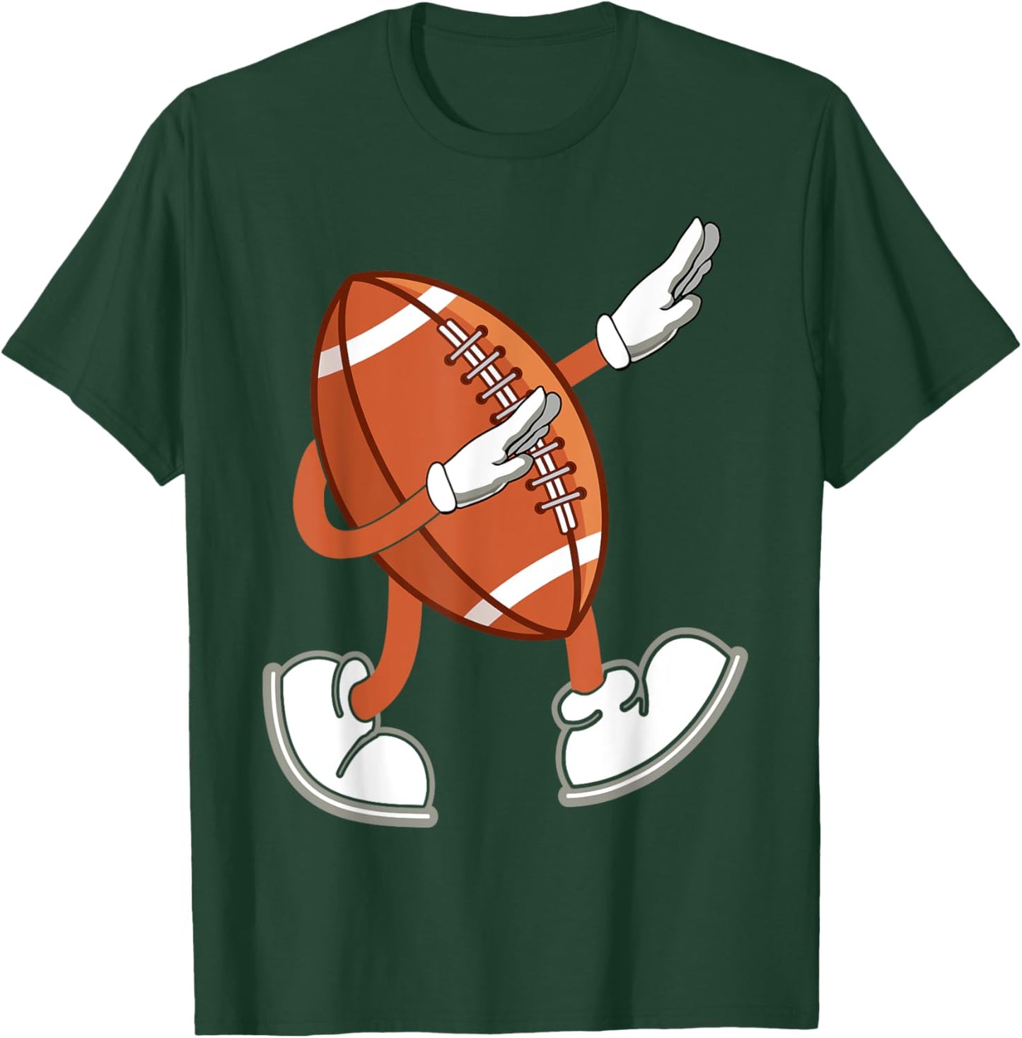 Dabbing Football Dab - American Football T-Shirt - T-Shirt | Forest