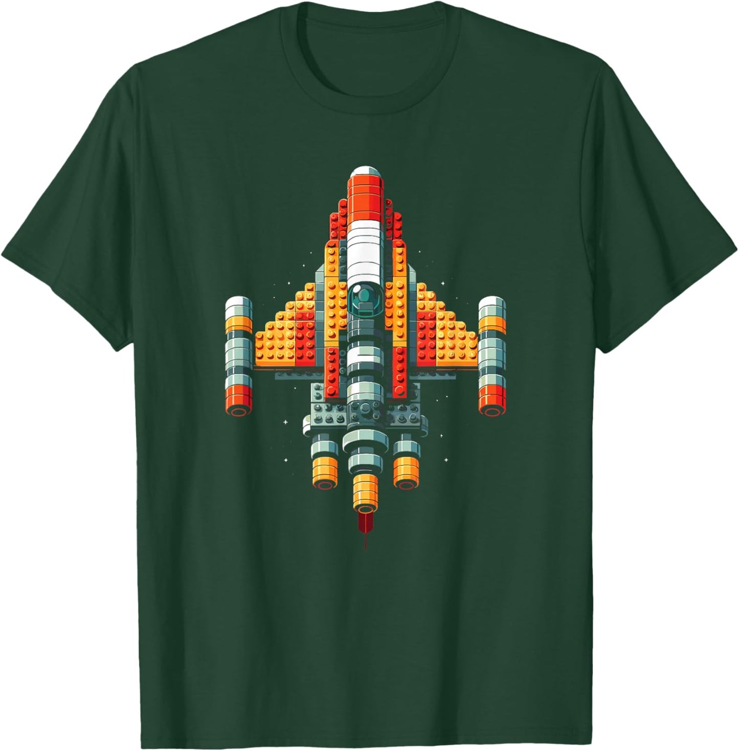 Master Builder Bricks Blocks Play Toys Building Blocks T-Shirt - T-Shirt | Forest
