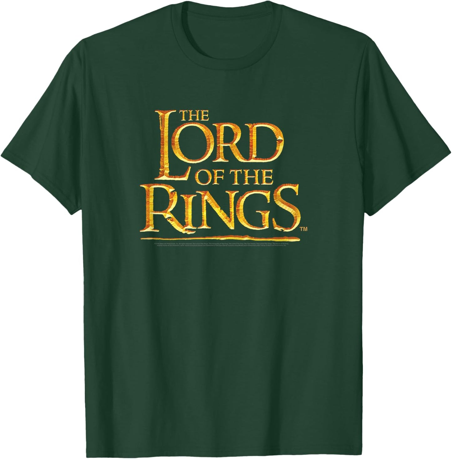 The Lord Of The Rings Original Movie Logo T-Shirt - T-Shirt | Forest
