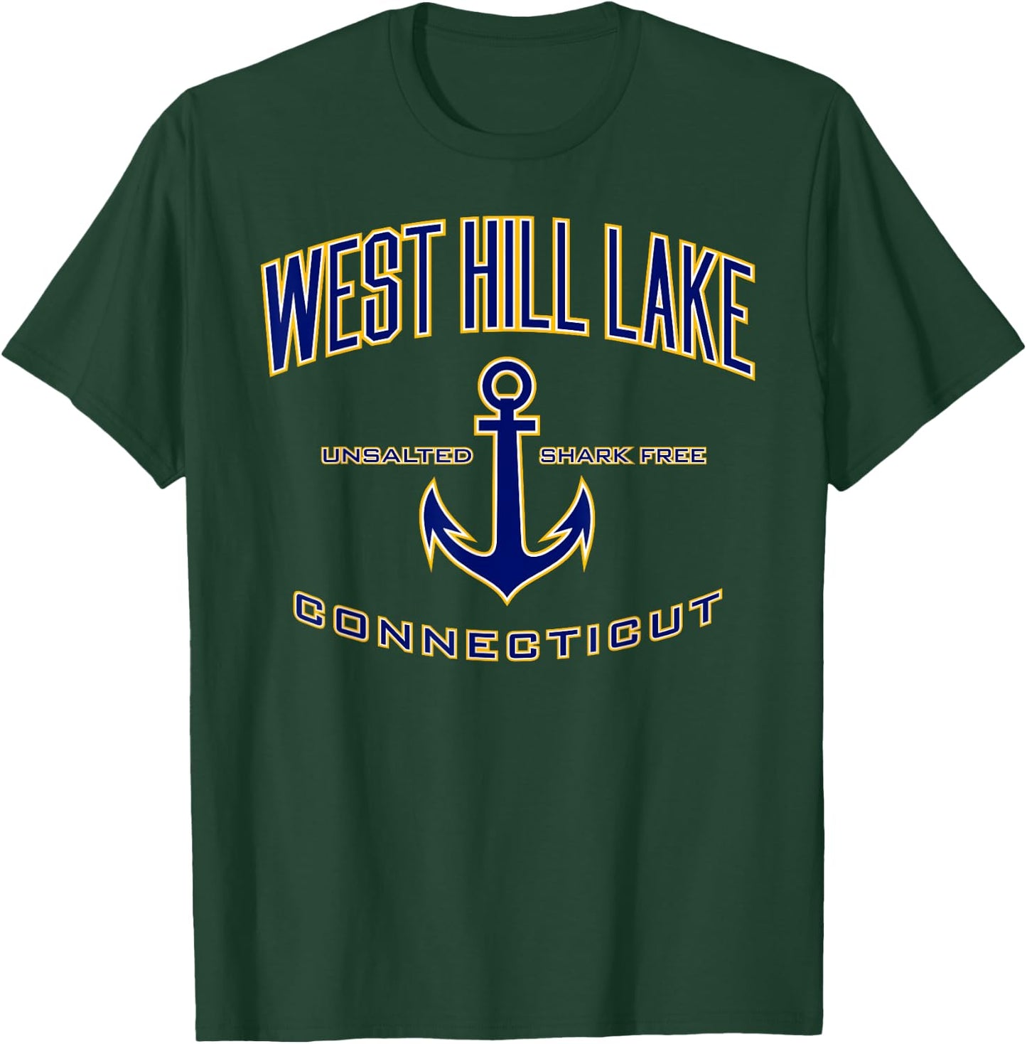 West Hill Lake CT T-Shirt - T-Shirt | Forest