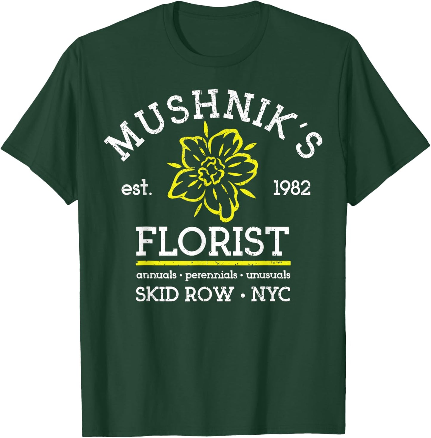 Vintage Mushnik's Florist 82 T-Shirt - T-Shirt | Forest