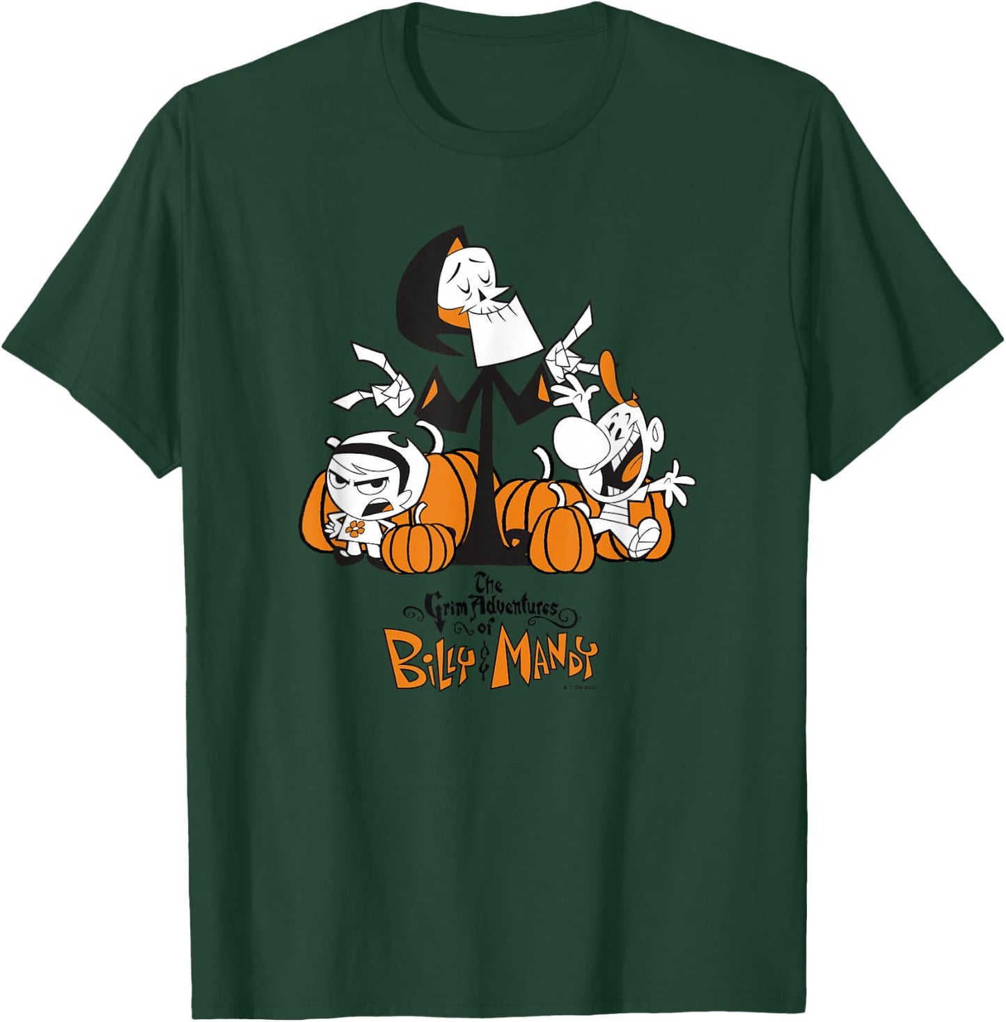 The Grim Adventures of Billy & Mandy Halloween Group Shot T-Shirt - T-Shirt | Forest