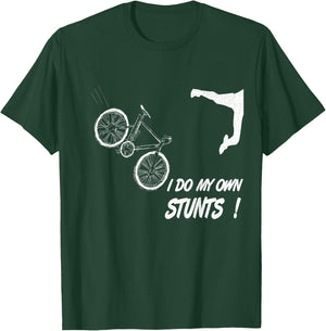 Cyclist bike, bicycle crash accident humor funny bikes T-Shirt - T-Shirt | Forest