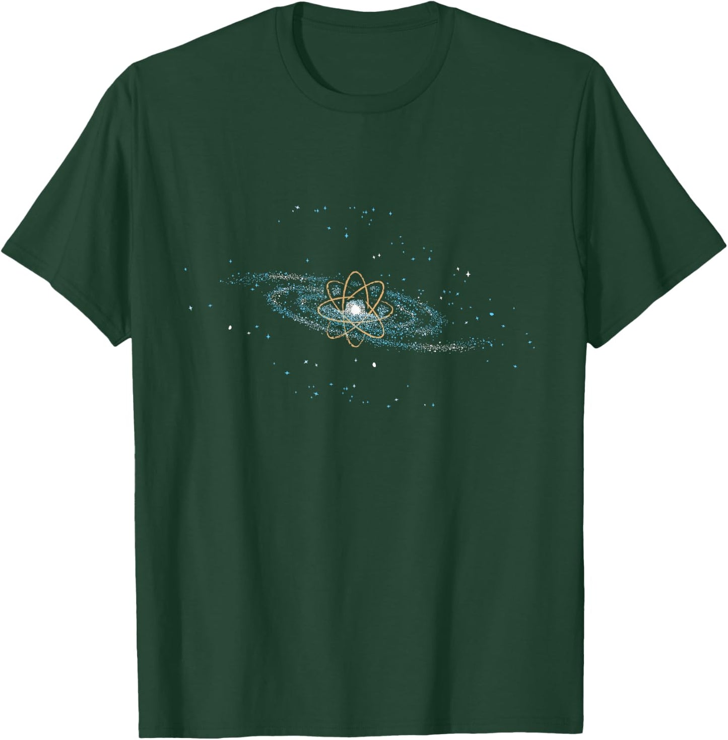 Planet Moon Eclipse Astronomy Astronomer Constellation T-Shirt - T-Shirt | Forest