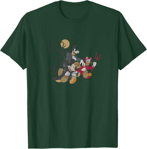 Disney Mickey And Friends Halloween Trick Or Treat Spooky T-Shirt - T-Shirt | Forest