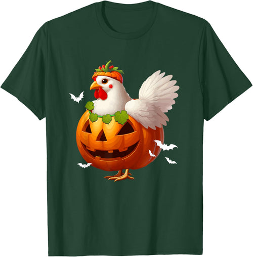 Chicken Cosplay Carved Pumpkin Halloween Costume Farmer Kids