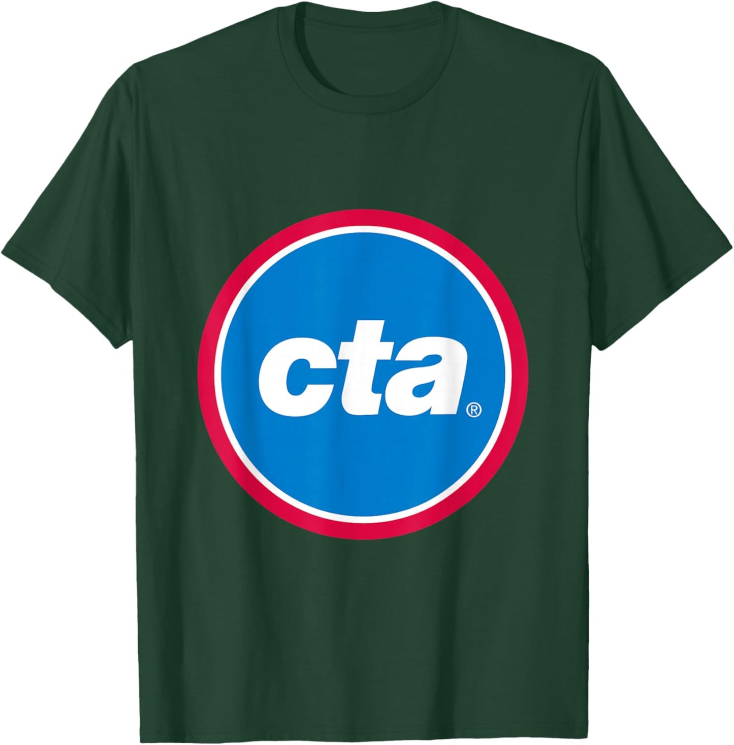 CTA Trains Logo T-Shirt - T-Shirt | Forest