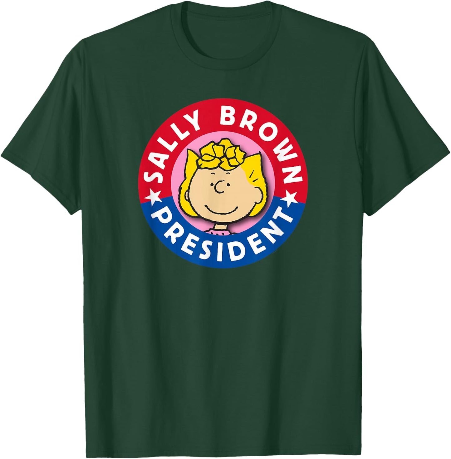 Peanuts Sally Brown as President T-Shirt - T-Shirt | Forest
