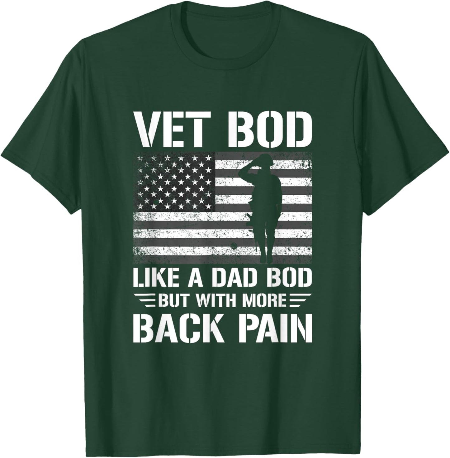 Veteran USA Veterans Day US Army Veteran Father's Day T-Shirt - T-Shirt | Forest