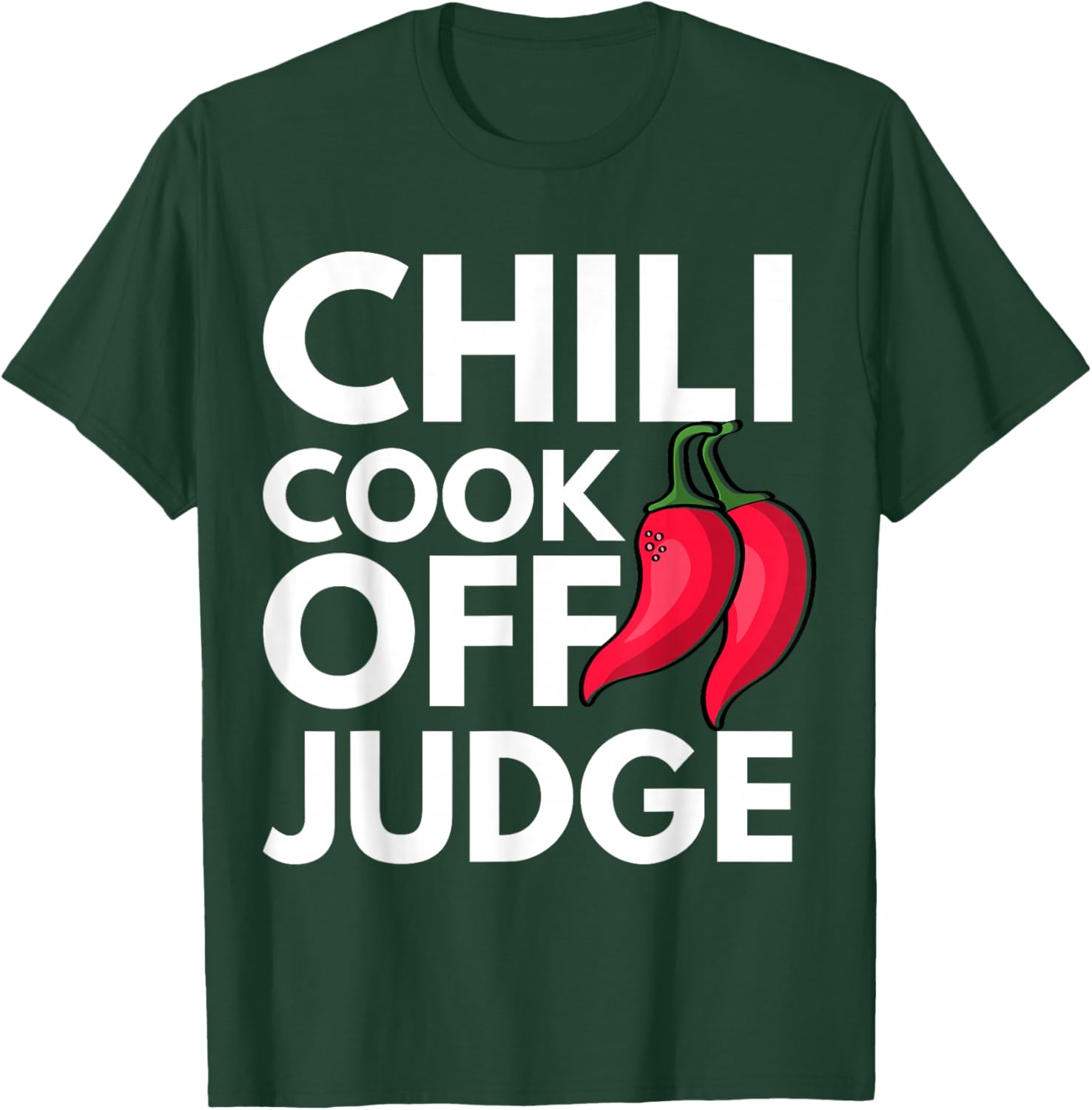 Chili Cook Off Judge Red Chili T-Shirt - T-Shirt | Forest