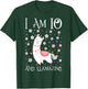 10 Years Old Girl Llama Gift 10th Birthday Llamazing Kids T-Shirt - T-Shirt | Forest