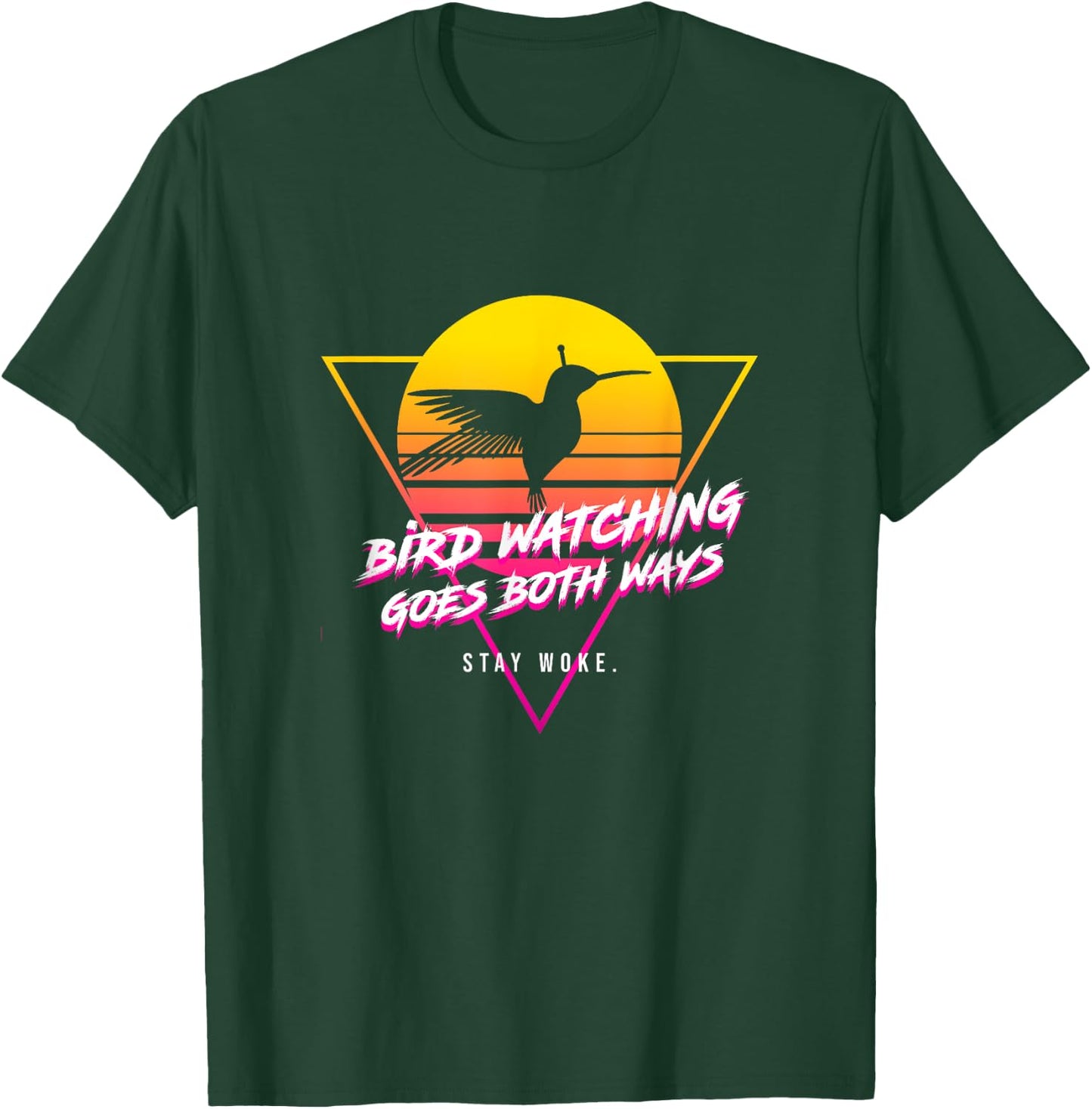 Birds Birdwatching Goes Both Ways they arent real truth Meme T-Shirt - T-Shirt | Forest