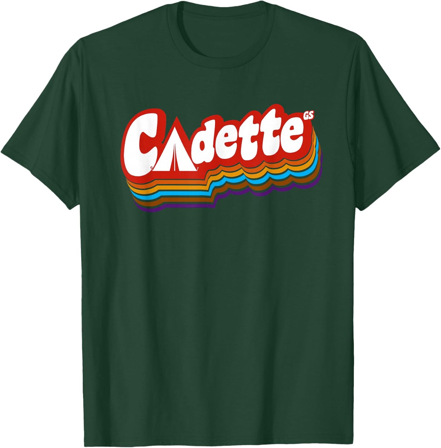 Girls Cadette retro troop | Scouting T-Shirt - T-Shirt | Forest