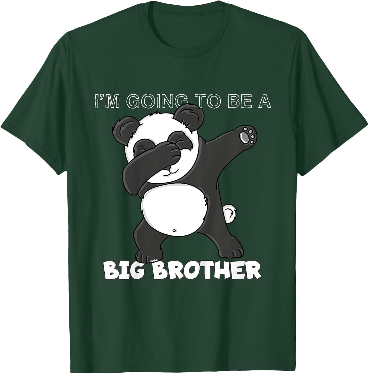 Kids Im going to be a Big Brother Shirt Dabbing Panda T-Shirt - T-Shirt | Forest