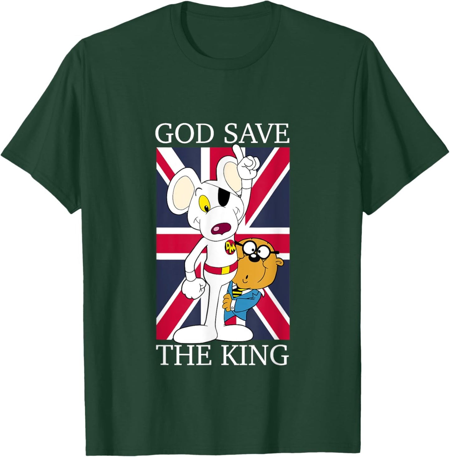 Danger Mouse God Save The King T-Shirt - T-Shirt | Forest