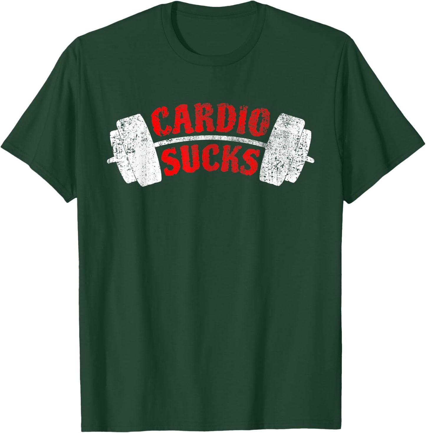 Cardio Sucks at the gym T-Shirt - T-Shirt | Forest