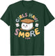 Girls Have Smore Fun Camping Campfire Camper Camp Cute T-Shirt - T-Shirt | Forest