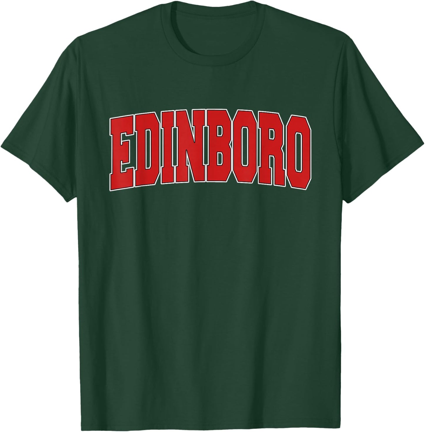EDINBORO PA PENNSYLVANIA Varsity Style USA Vintage Sports T-Shirt - T-Shirt | Forest