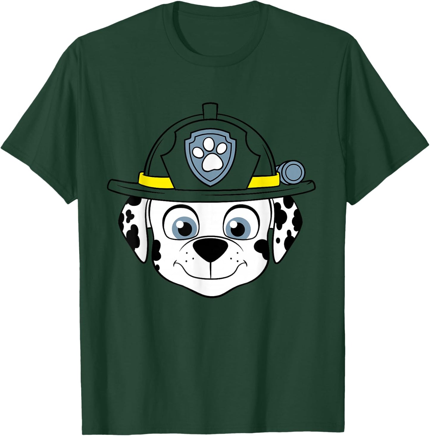 Firedog Marshall Face Paw Patrol T-Shirt - T-Shirt | Forest