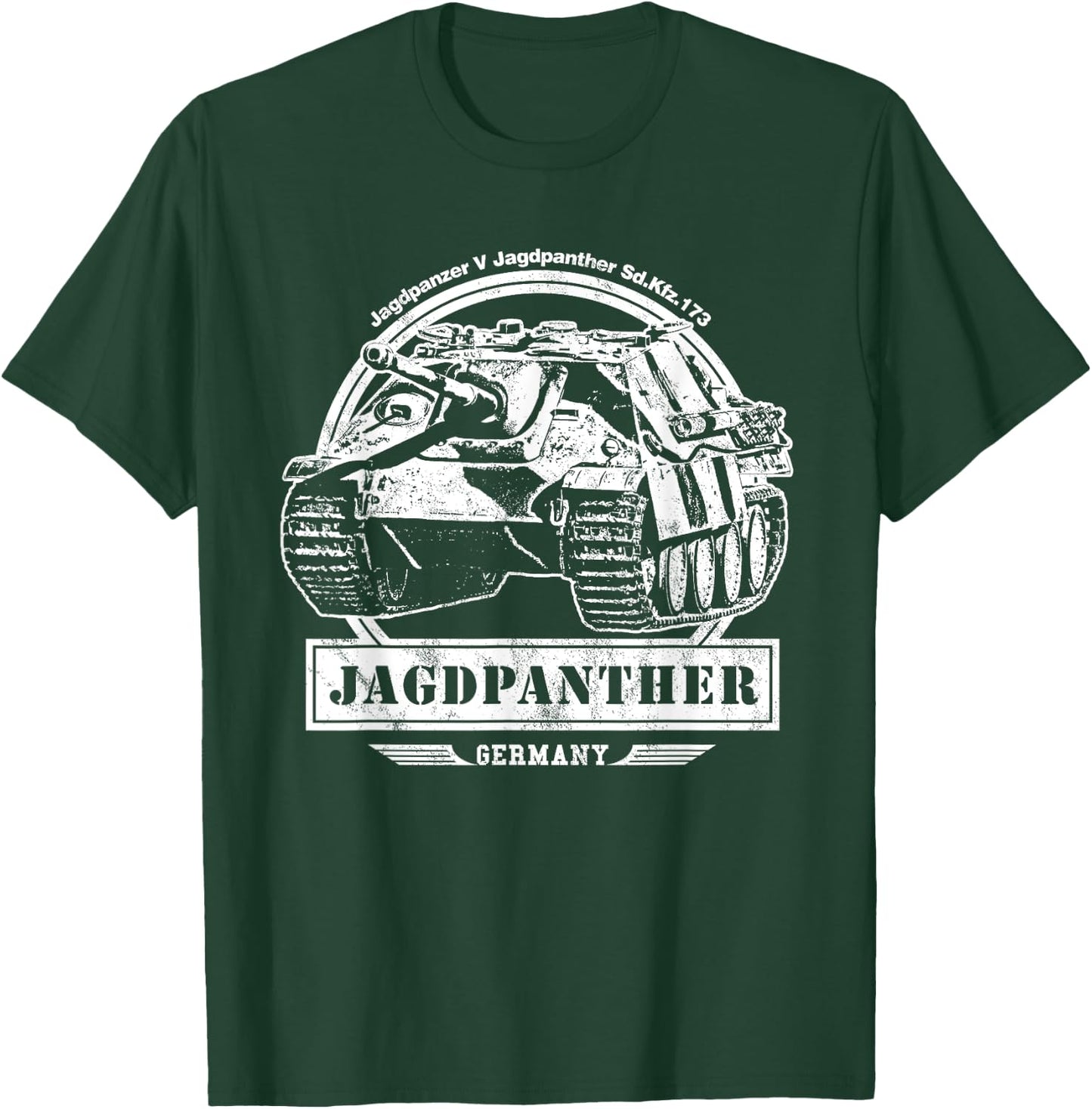 Jagdpanther WW2 German Tank Shirt T-Shirt - T-Shirt | Forest