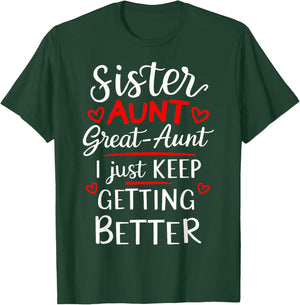 Mother's Day Grandkids Sister Aunt Great Aunt T-Shirt - T-Shirt | Forest