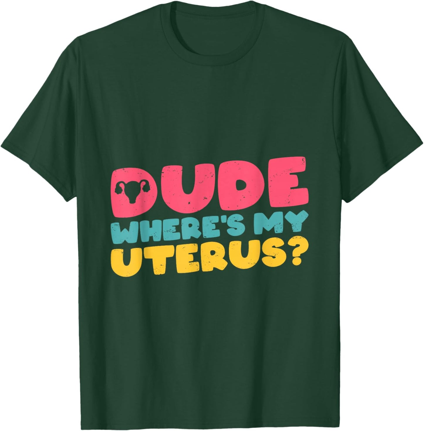 Evicted Funny Uterus Ovarian Removal Hysterectomy T-Shirt - T-Shirt | Forest