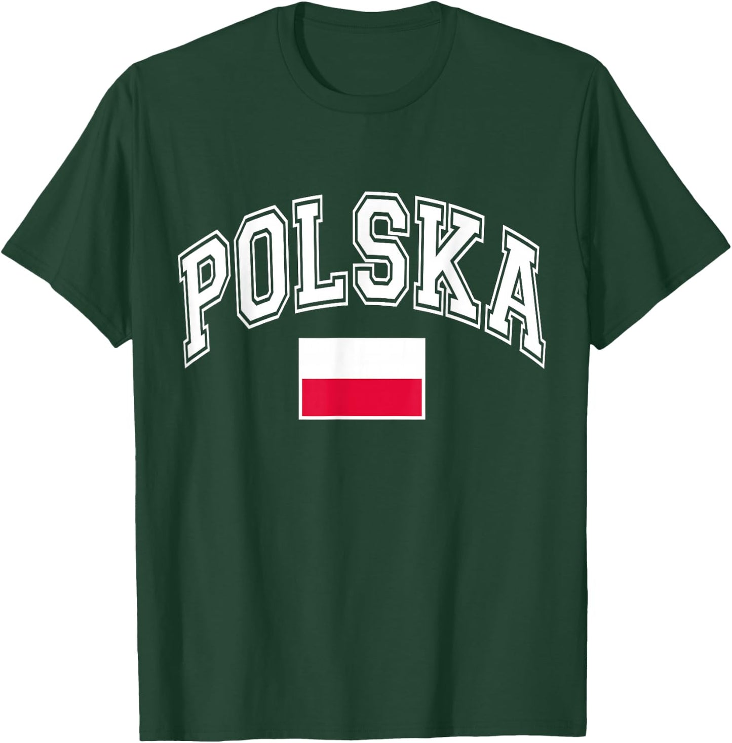 Polska Poland Polish Flag T-Shirt - T-Shirt | Forest