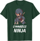 Gymnastics Ninja Boy Funny Sport T-Shirt - T-Shirt | Forest