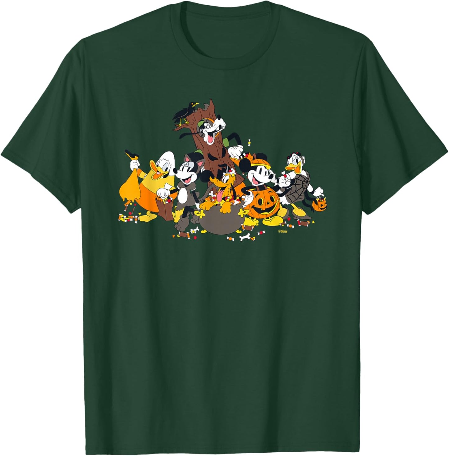 Disney Mickey Mouse and Friends Spooky Halloween Costumes T-Shirt - T-Shirt | Forest