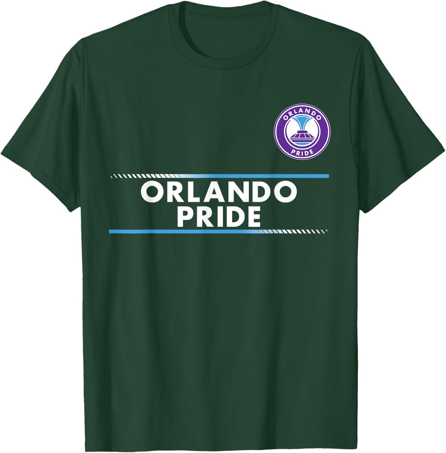 Officially Licensed Orlando Pride Soccer NWSL Apparel T-Shirt - T-Shirt | Forest