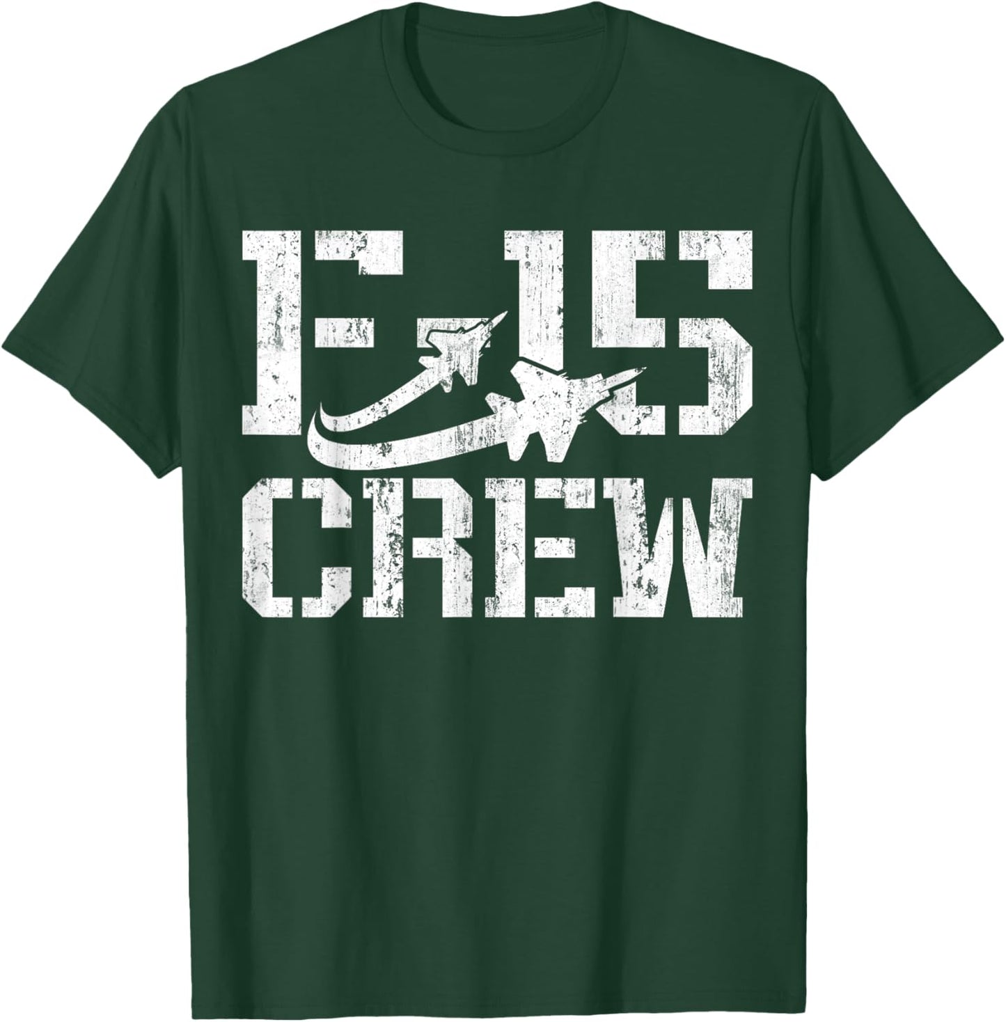 Eagle F-15 Jet Fighter Crew and Team Fighter Jet T-Shirt - T-Shirt | Forest