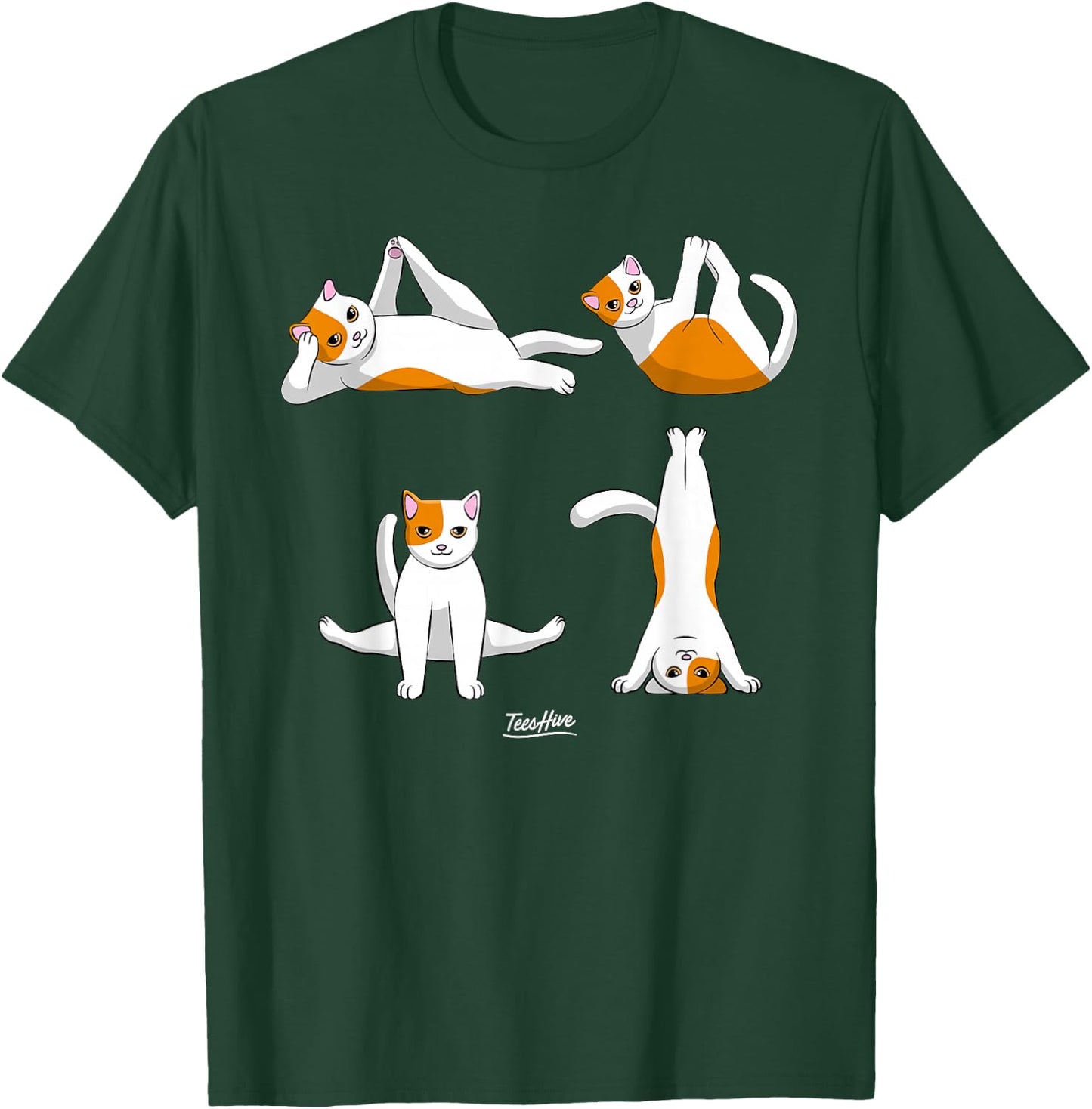 Yoga Cats T-Shirt - T-Shirt | Forest