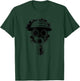 American Flag Vintage WWI Army Gas Mask Military T-Shirt - T-Shirt | Forest