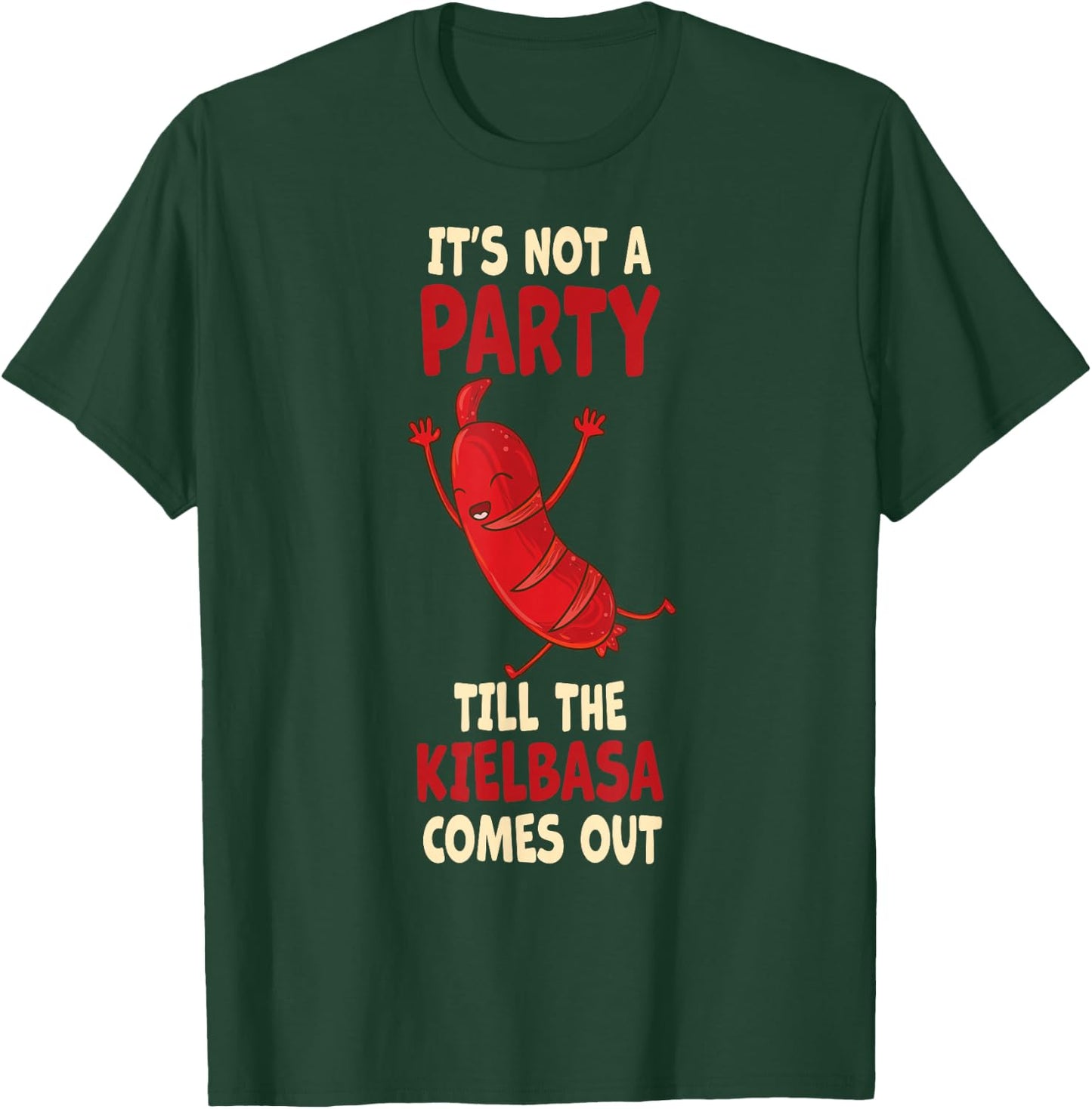 Funny Polska Kielbasa Saying - Funny Polish Food T-Shirt - T-Shirt | Forest