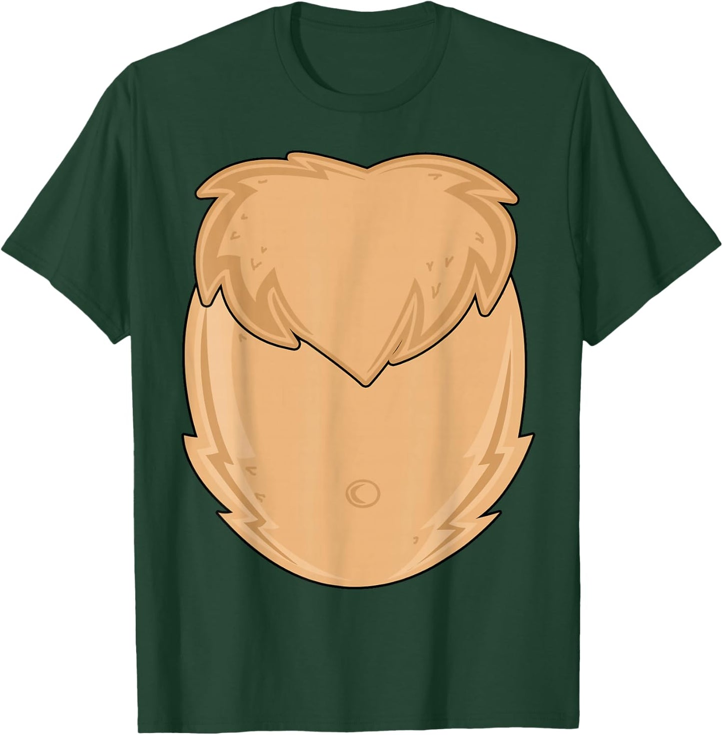 Reindeer Christmas Xmas Costume Cute Hairy Men Boy Kids Gift T-Shirt - T-Shirt | Forest