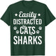 Cat Lover Shark Lover Cats And Sharks Zookeeper Funny Cat T-Shirt - T-Shirt | Forest