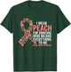 Uterine Cancer Support Squad Family Uterine Peach Ribbon T-Shirt - T-Shirt | Forest