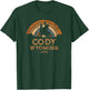 Cody Wyoming WY Retro Western Style Cowboy T-Shirt - T-Shirt | Forest