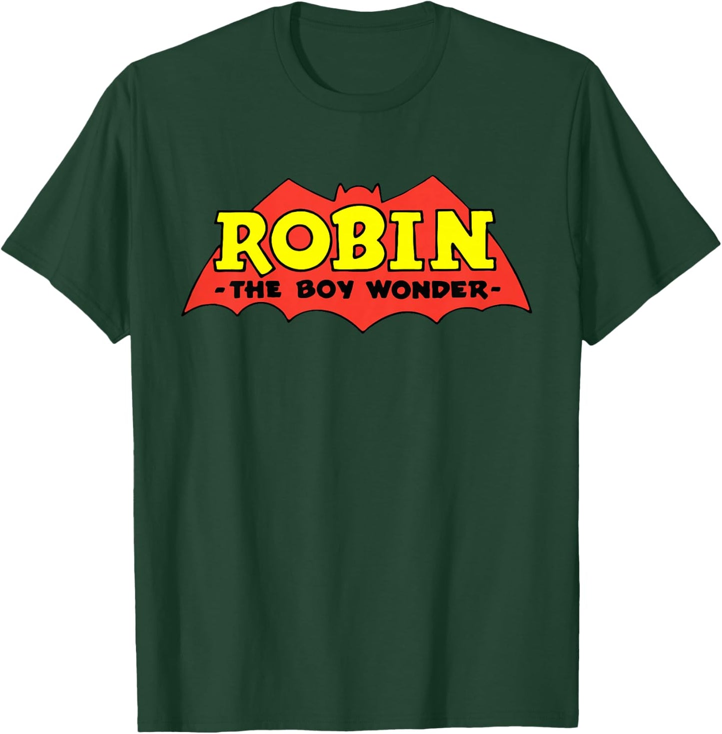 Kids DC Comics Robin The Boy Wonder Classic Logo T-Shirt - T-Shirt | Forest