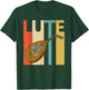 Vintage Lute Player Musician Gift T-Shirt - T-Shirt | Forest