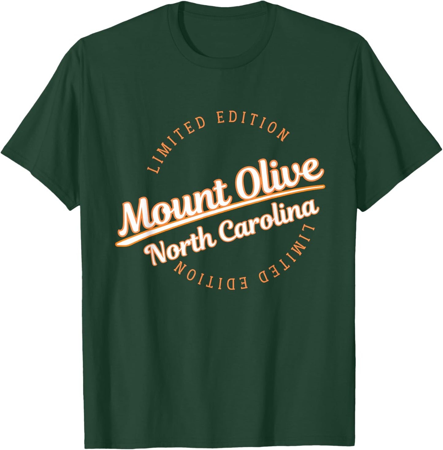 Retro Athletic Mount Olive NC Apparel T-Shirt - T-Shirt | Forest