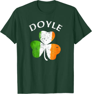 Doyle Irish Family Name T-Shirt - T-Shirt | Forest