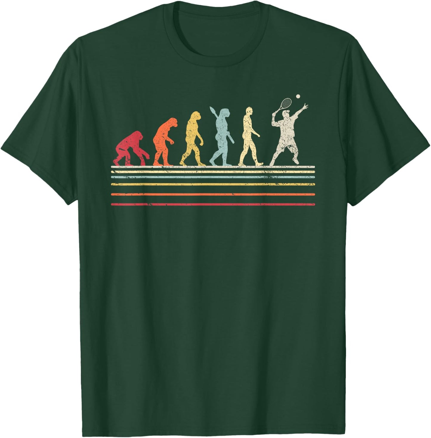 Funny Tennis Shirt. Retro Style T-Shirt - T-Shirt | Forest