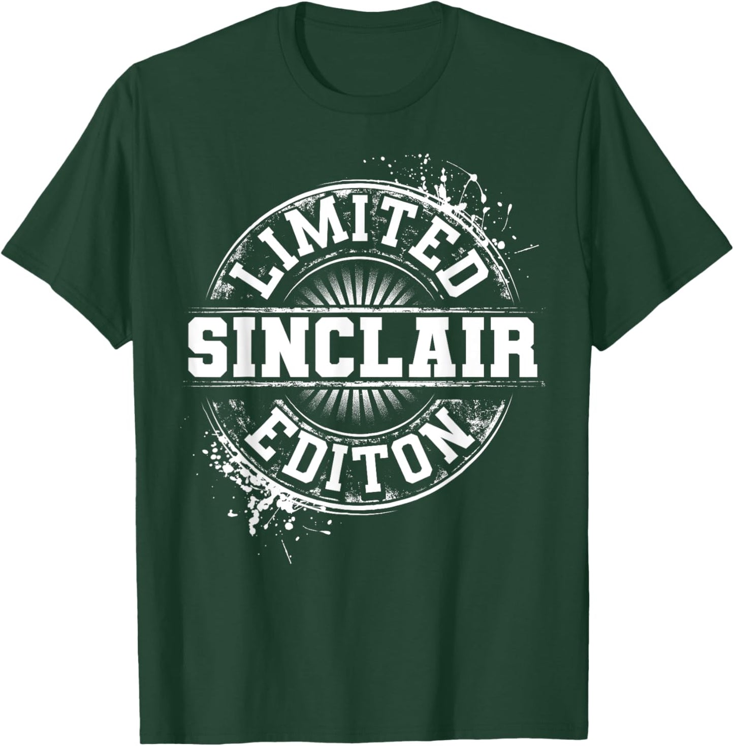 SINCLAIR Funny Surname Family Tree Birthday Reunion Gift T-Shirt - T-Shirt | Forest
