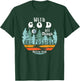 With God all Things are Possible Religious Retro Nature T-Shirt - T-Shirt | Forest
