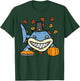 Thanksgiving Pilgrim Shark Cute Fall Autumn Men Women Kids T-Shirt - T-Shirt | Forest