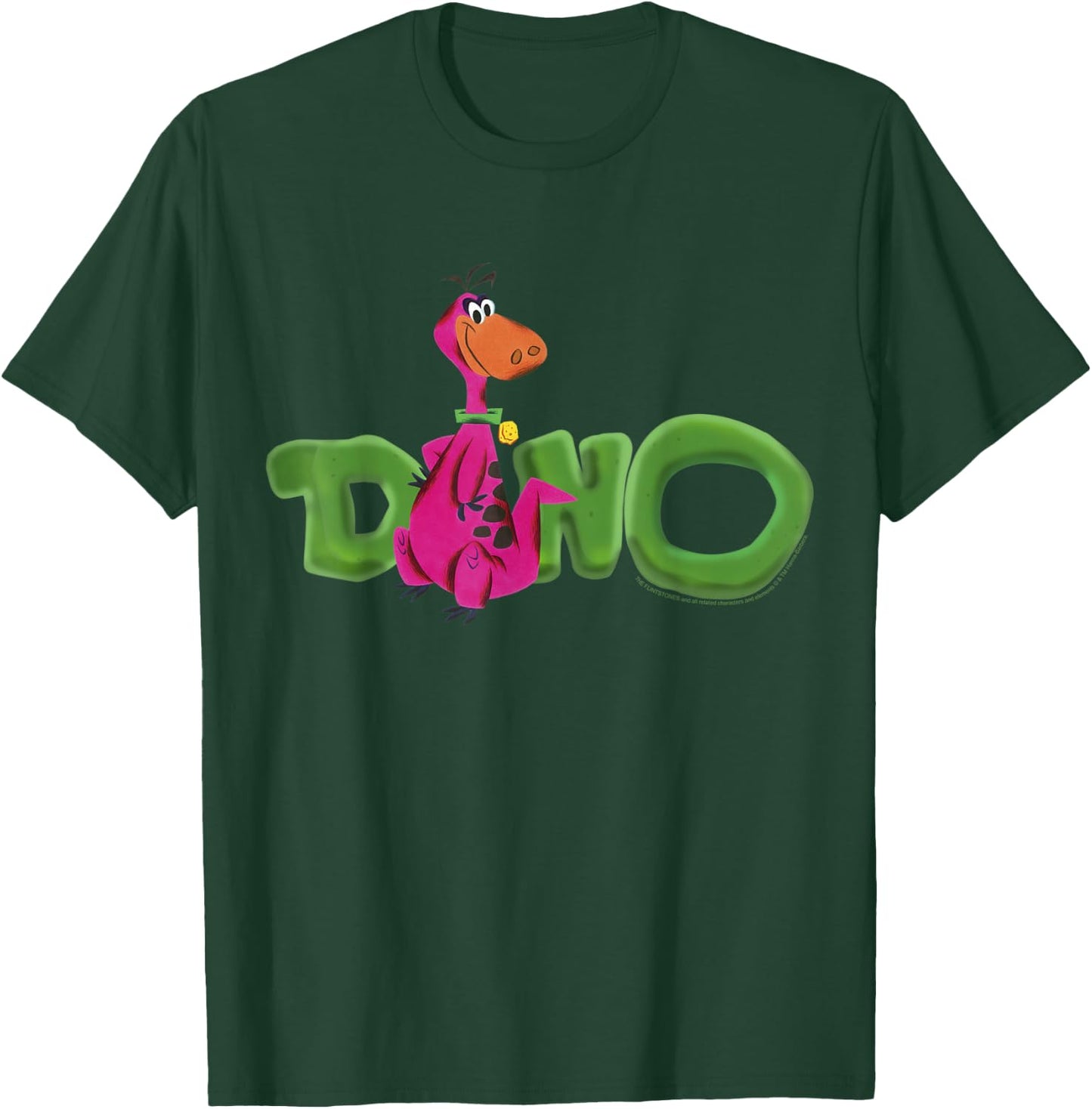 The Flintstones Dino Artsy Text T-Shirt - T-Shirt | Forest