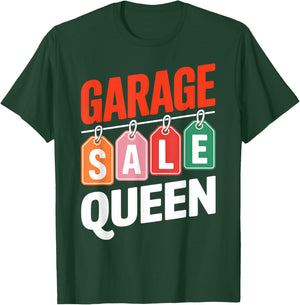 Garage Sale Queen Selling Antique Yard Sale Lover Seller T-Shirt - T-Shirt | Forest