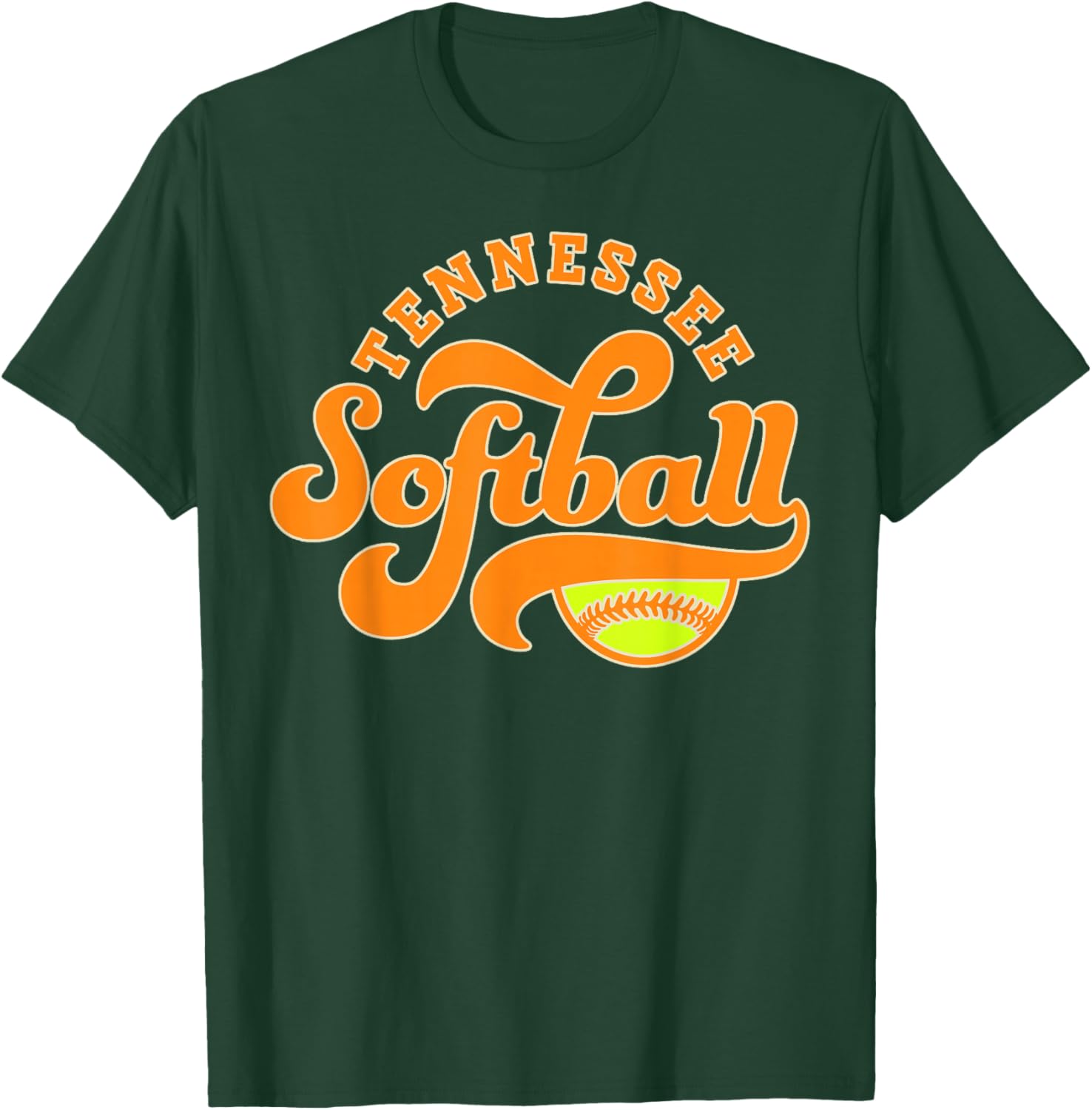 Tennessee Softball T-Shirt - T-Shirt | Forest